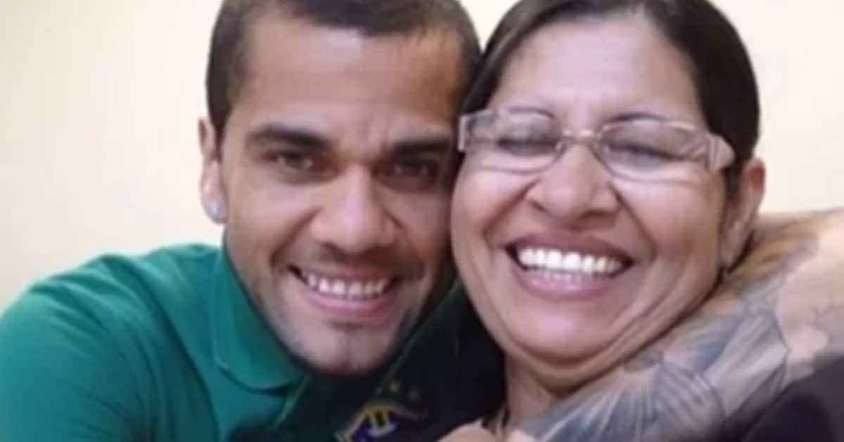 Mãe de Daniel Alves usa redes sociais para comemorar liberdade do jogador