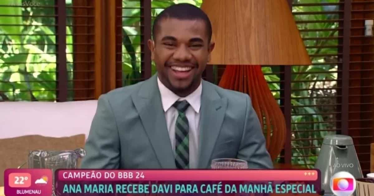 Davi revela suas verdadeiras intenções no BBB24 durante ‘Mais Você: ‘Fui lá brigar’