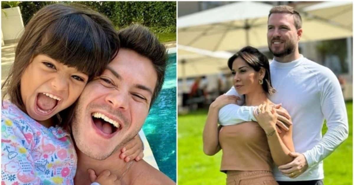 Filha de Arthur Aguiar chama marido de Maíra Cardi de ‘papai’ e internautas criticam