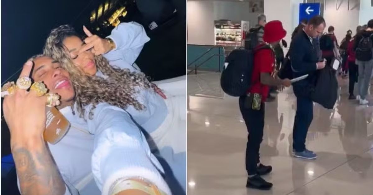 MC Poze do Rodo viraliza em discussão com homem no aeroporto