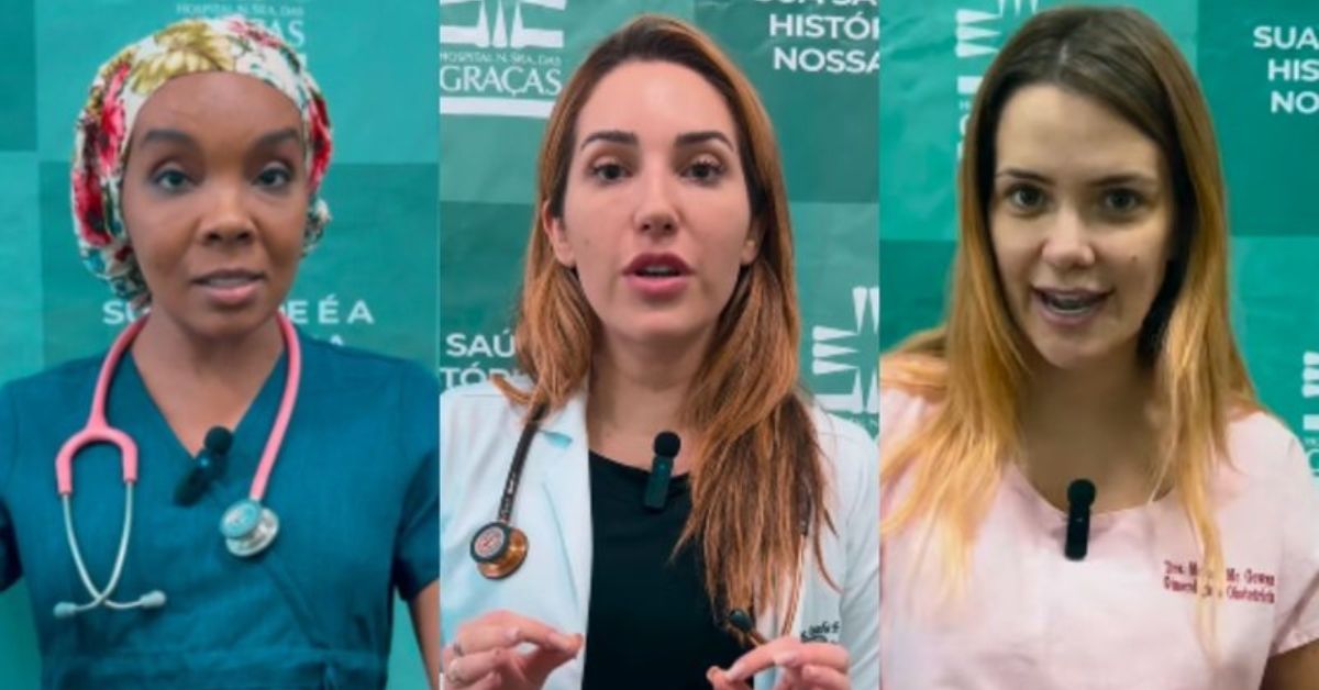 Ex-BBBs Thelma, Amanda e Marcela se voluntariam em hospital e pedem doações para o RS