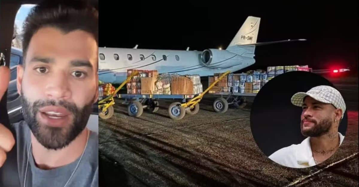 Neymar e Gusttavo Lima mandam aviões repletos de doações ao RS: ‘ajudar nunca é demais’