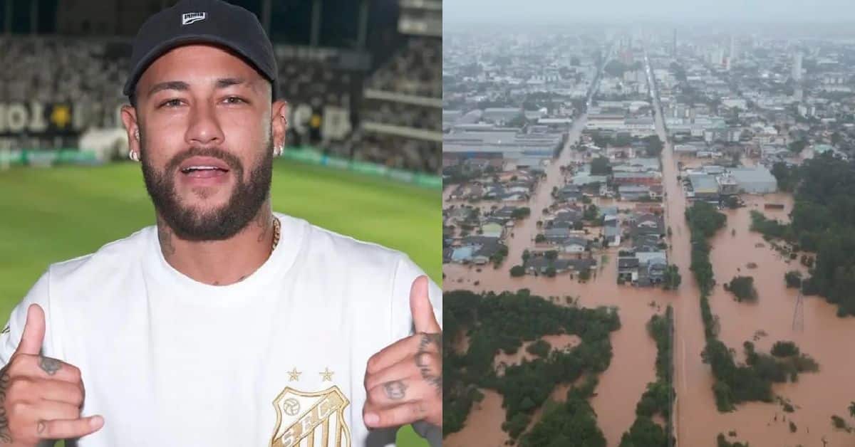 Neymar tem linda atitude em meio à tragédia no RS e detalhes chamam atenção