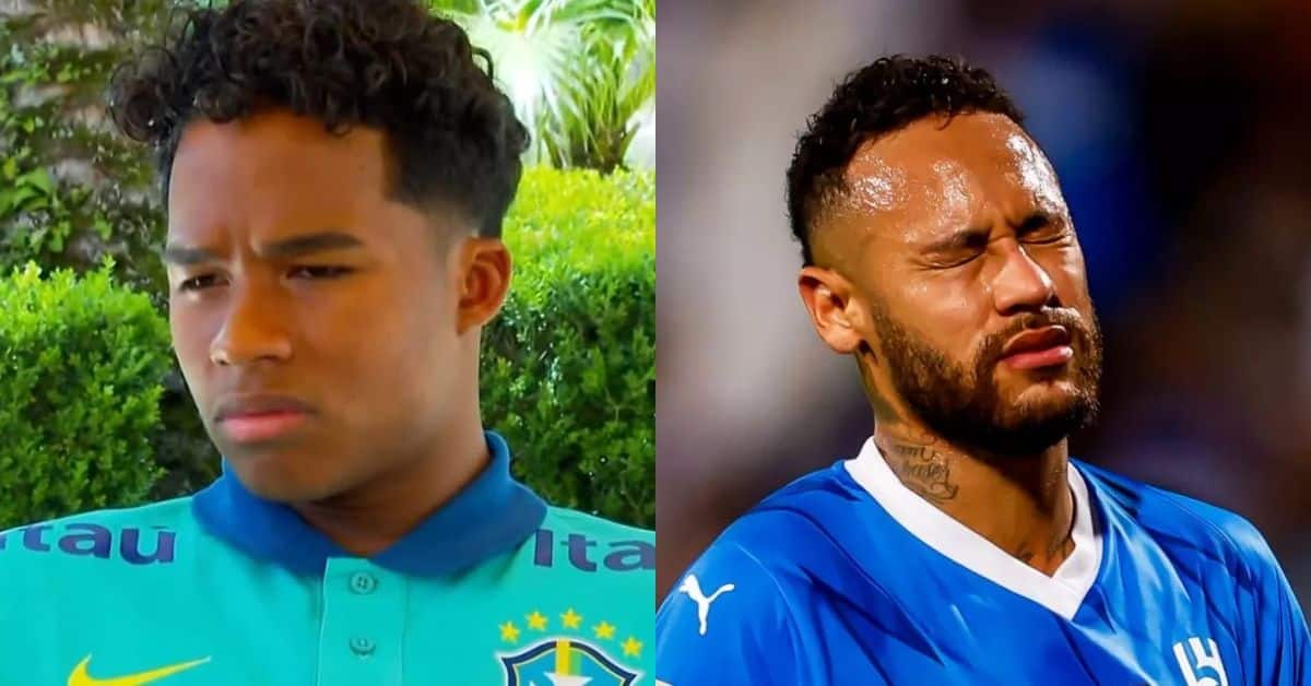 O que rolou? Endrick recorda episódio traumático que envolveu Neymar Jr: ‘Chorei’